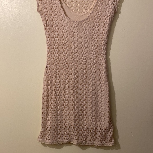 Free People Body icon beautiful cream mini dress . Size S - Picture 7 of 13